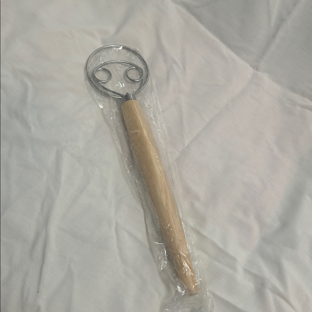 Danish Dough Whisk Stainless Steel Dough Whisk Dutch Style 13” long New